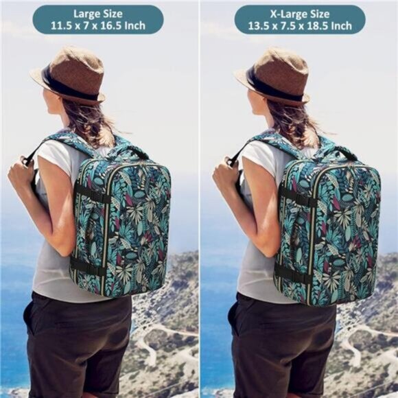 Carry on Backpack for Women Leaf